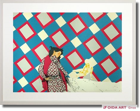 池田満寿夫 撮影中 | 絵画など美術品の販売と買取 | 東京・銀座 おいだ美術