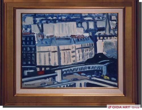 野口弥太郎 フランス風景 | 絵画など美術品の販売と買取 | 東京・銀座