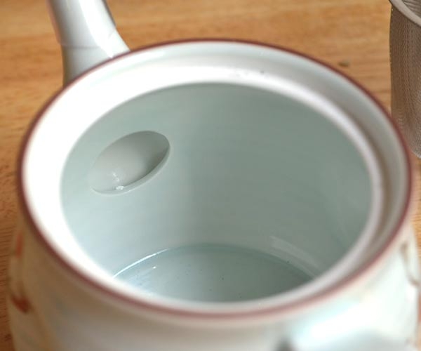 有田焼急須 猫 後手