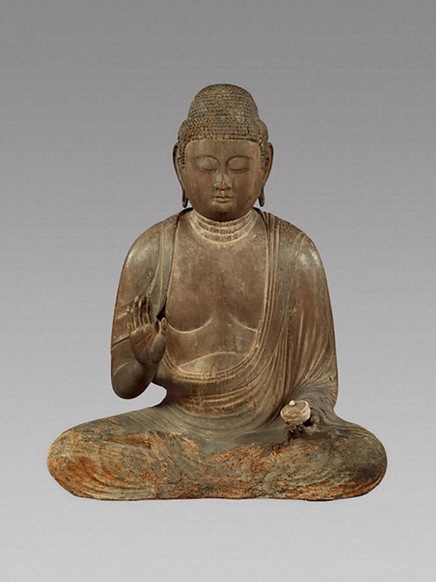 木造薬師如来坐像｜展示中の祈りの世界｜コレクション｜岡田美術館