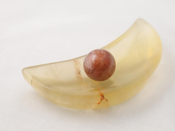 ヒマラヤ水晶・レッドクォーツ丸玉［No.1］ | パワーストーン,天然石