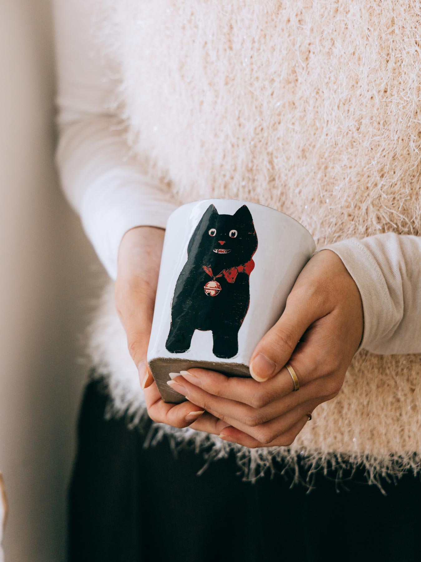 Astier de Villatte John Derian キャットゴブレット｜カップ・グラス