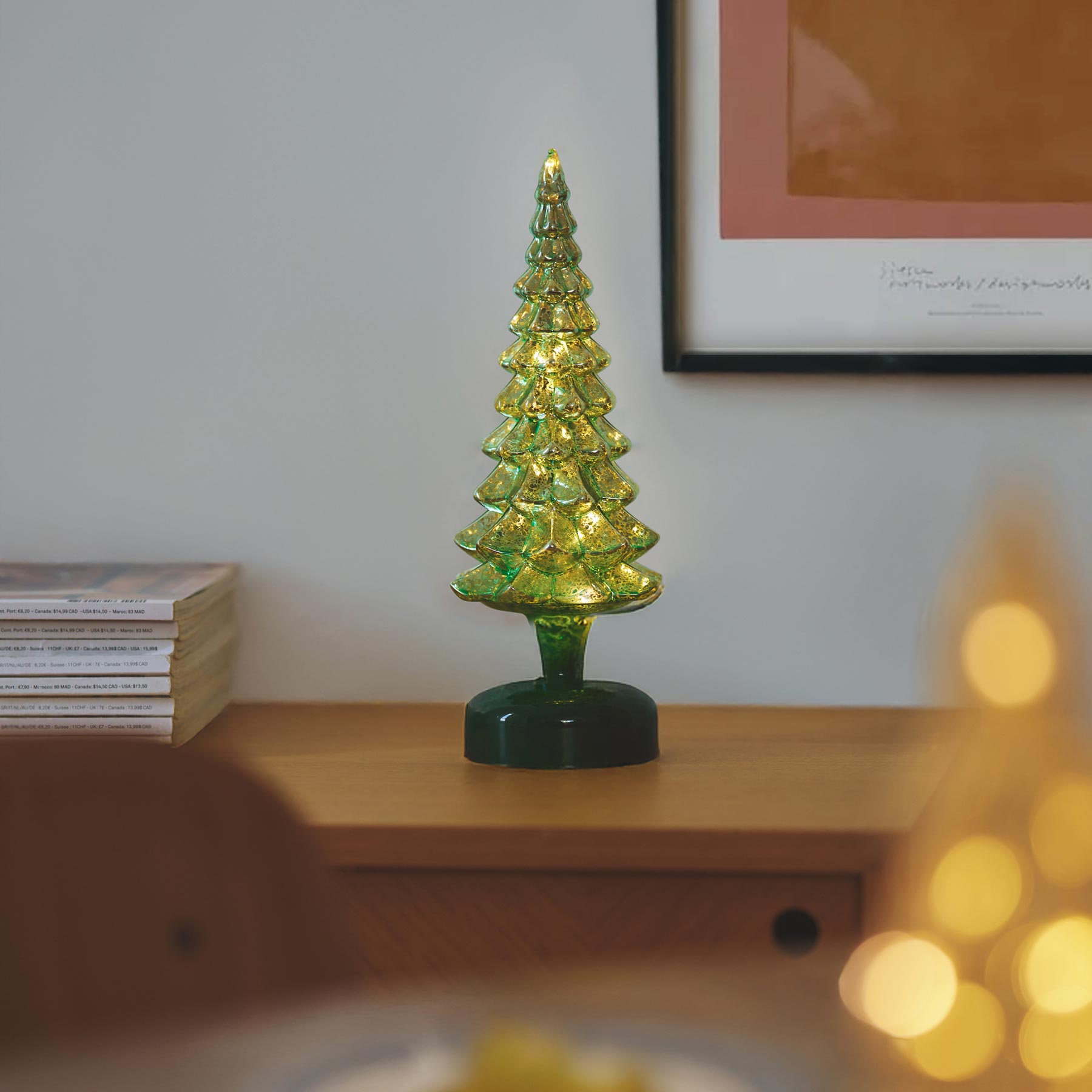 ガラスツリー（ライト付き）｜オブジェ・ぬいぐるみ｜オルネ ド