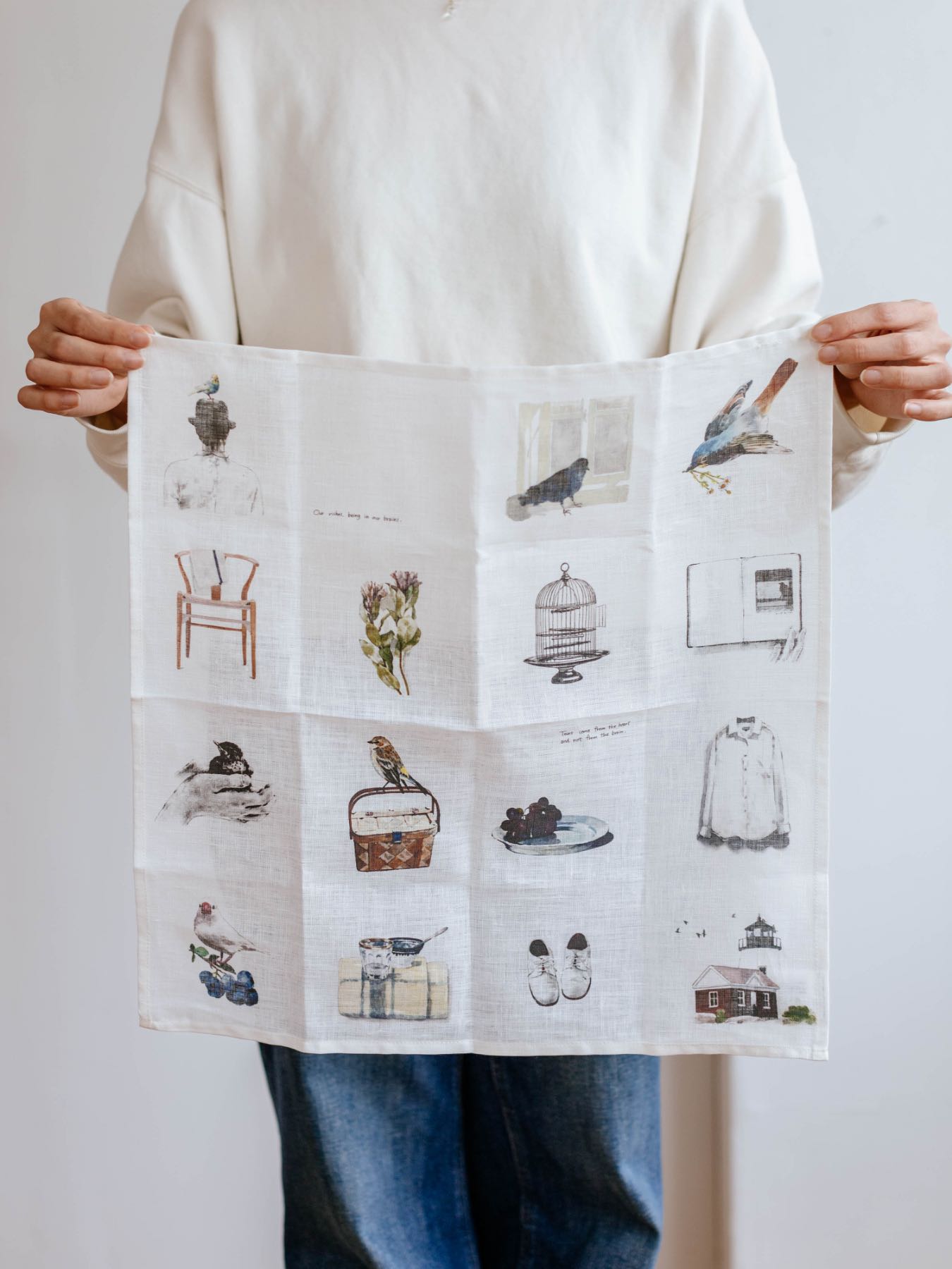 MISATO OGIHARA×fog linen work ハンカチ｜ハンカチ・靴下｜オルネ ド