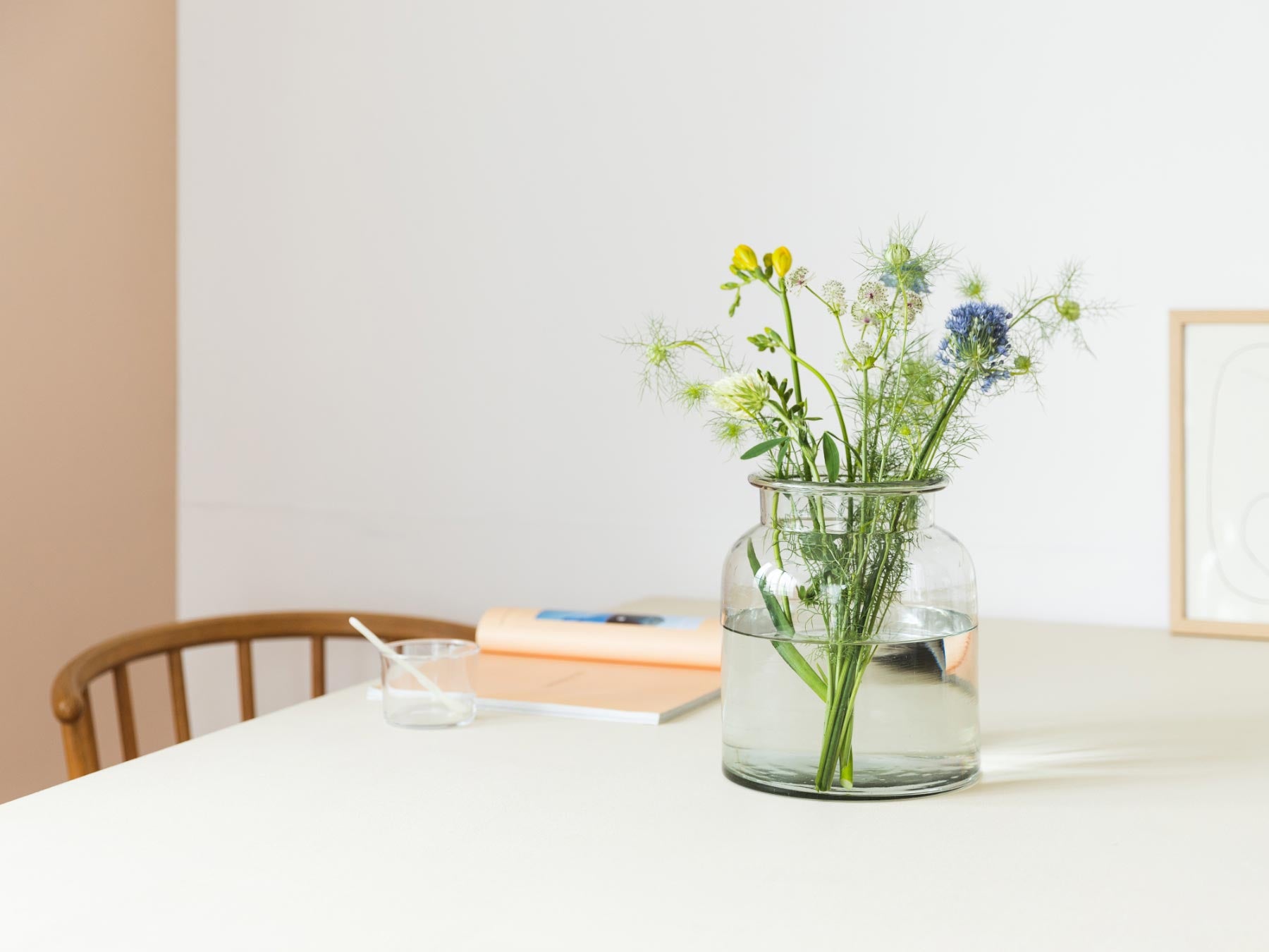 広口ガラスベース／トール｜フラワーベース｜オルネ ド フォイユ公式