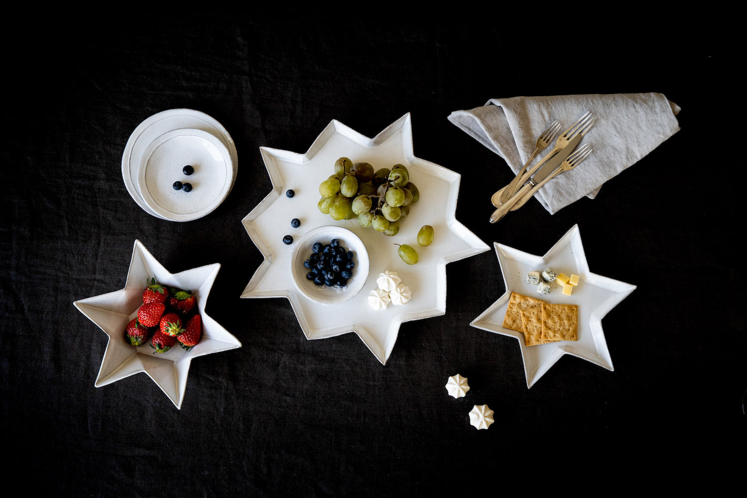 Astier de Villatte Etoile／プレート｜皿・器｜オルネ ド フォイユ