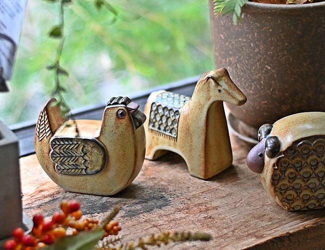 瀬戸焼のアニマルオブジェ | ゼネラルストア オルネ