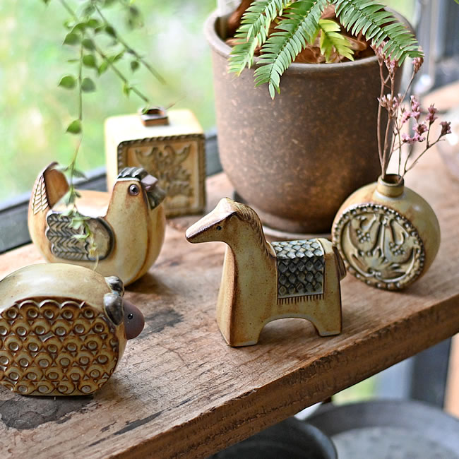 瀬戸焼のアニマルオブジェ | ゼネラルストア オルネ