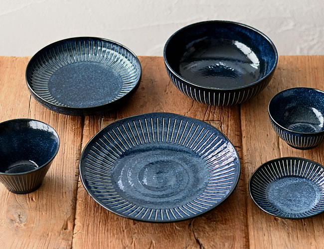 藍色十草 大皿 | ゼネラルストア オルネ