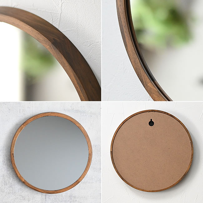 アコースティック ラウンドミラー ブラウン | ゼネラルストア オルネ