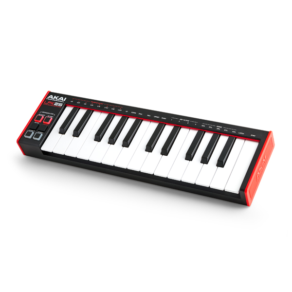 AKAI ProfessionalのハイパフォーマンスコンパクトMIDI鍵盤LPK25 MKII