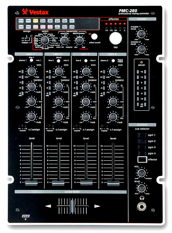 期間限定大特価！】Vestax/DJミキサー/PMC-280 -DJ機材アナログ