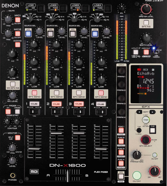 中古品】DENON DJ/DJミキサー/DN-X1600 -DJ機材アナログレコード専門店