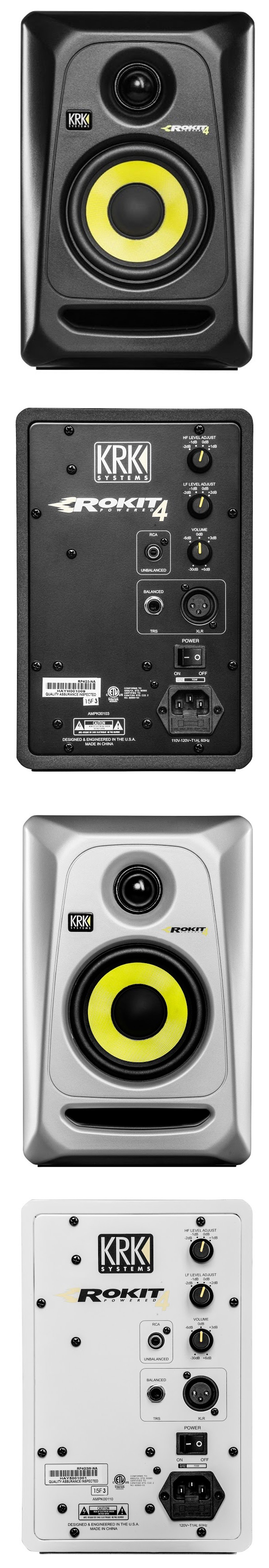 スタジオモニターのド定番！GibsonのKRK Rokitの4インチモデル「RP4G3