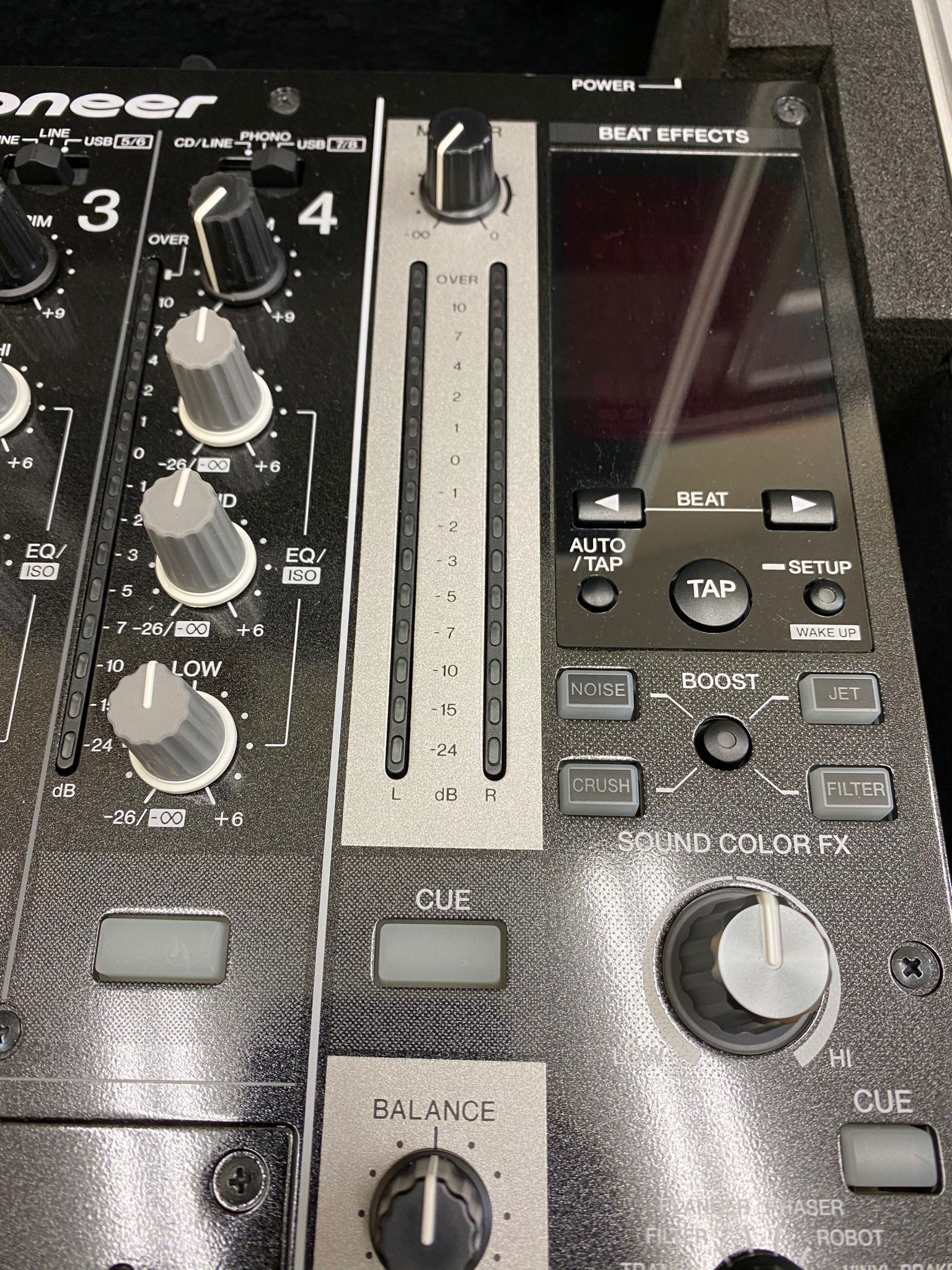 中古品】Pioneer DJ/DJミキサー/DJM-750-K※ハードケース付き！ -DJ機材
