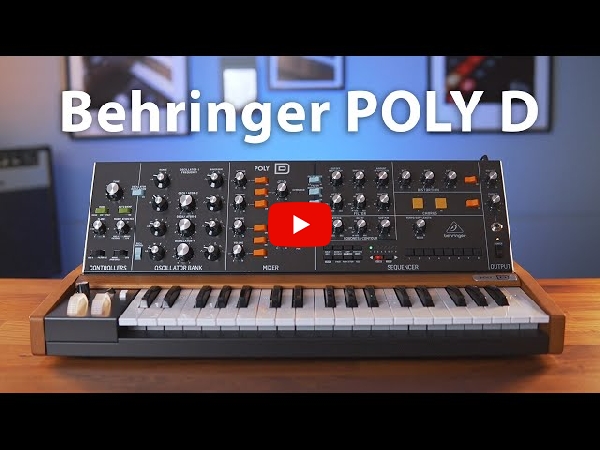 BehringerのシンセサイザーPOLY Dをご紹介いたします。