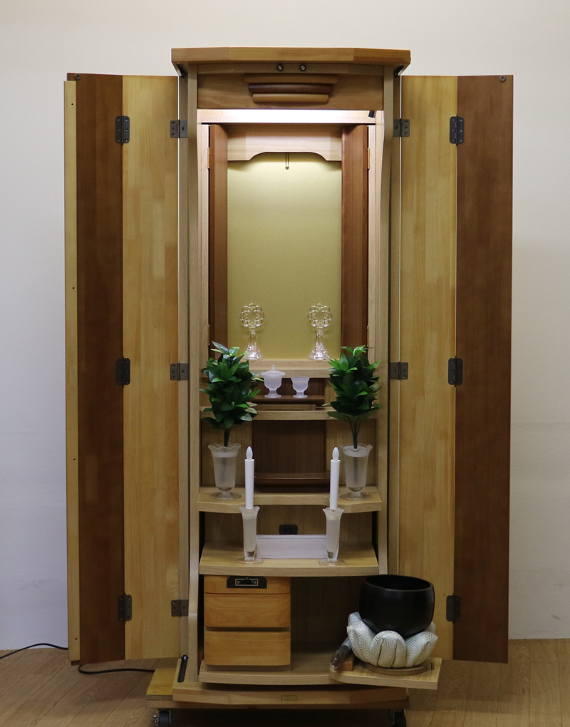 創価学会 家具調 中古仏壇 581 金剛堂アンサンブル | 桜梅桃李.com