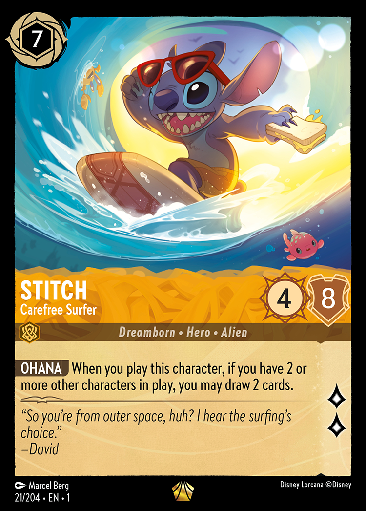 Stitch The First Chapter Lorcana Card | Lorcanawiz