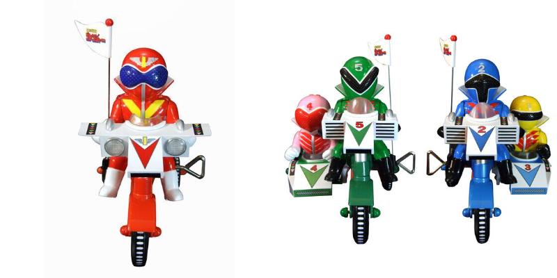 PB12/1締切】EX三輪車 秘密戦隊ゴレンジャー「アカレンジャー」「アオ