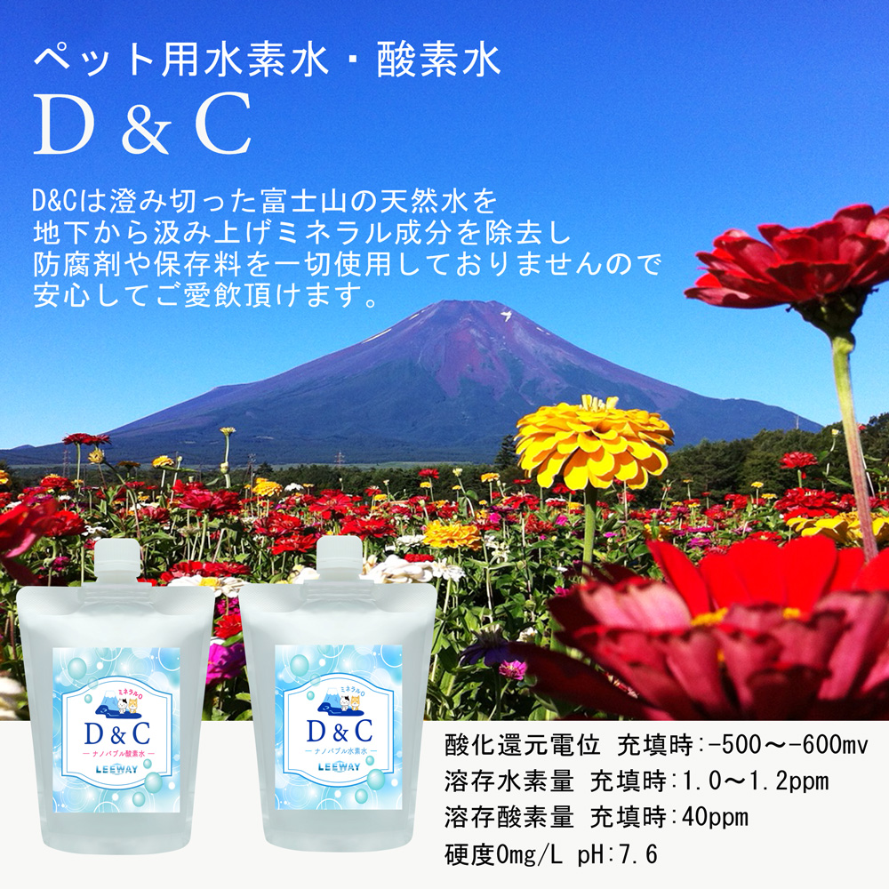 ナノバブル水素水／酸素水 D＆C（ディー・アンド・シー） Leeway 奇跡
