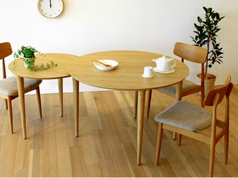 エクステンション（伸長式）ダイニングテーブル特集の通販