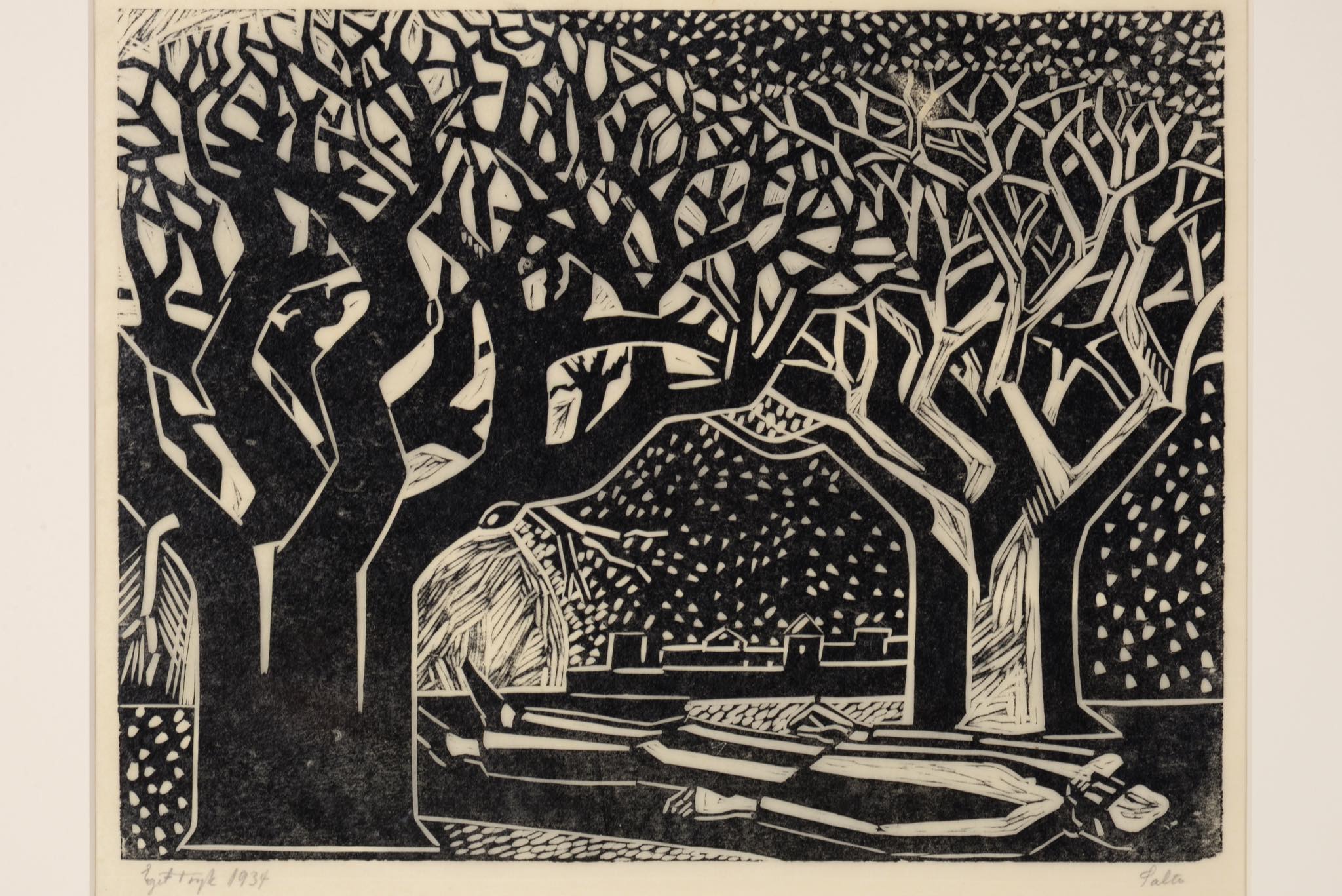 Axel Salto Woodcut work 1934 as04 ｜Luca Scandinavia | 北欧