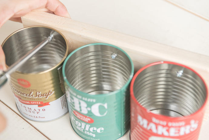 DIYで作るインテリアのススメ 缶＋板＋ベルト編 - MOTTAINAI