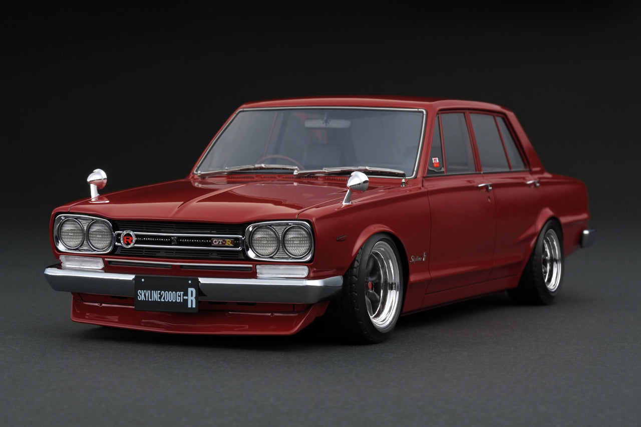 Ignition Model 1:18 Nissan Skyline 2000 GT-R (PGC10) in Red