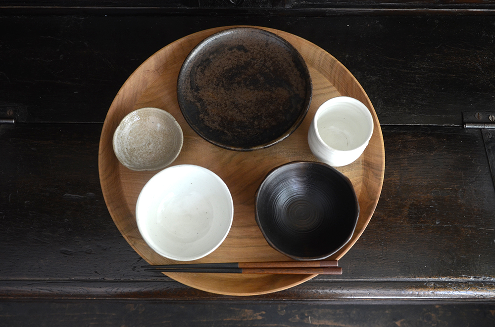 高木剛・落合芝地展 2 落合芝地さんの盆 | 百福