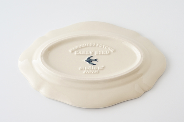 studio m' アーリーバード オーバルプレート S｜和食器の通販 monsen