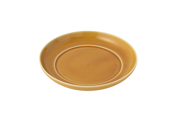 美濃焼 瑞々 まる皿4寸 うす飴｜和食器の通販 monsen