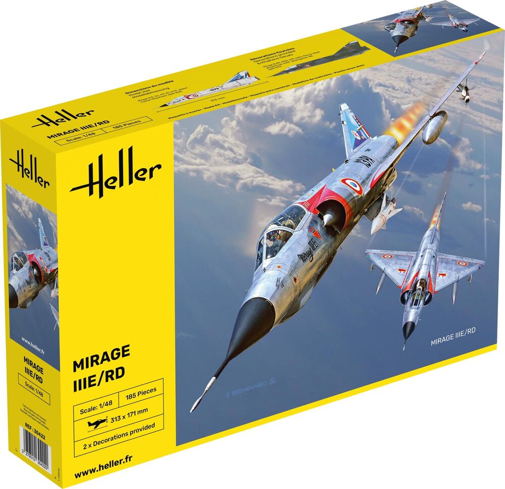 1:48 Heller 30422 Mirage IIIE-O-R-RD-EE-EA