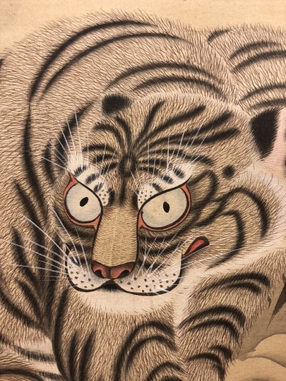 Katsuno Hanko Tiger｜Matsumoto Shoeido | Japanese Paintings and