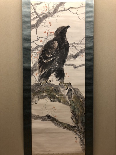 木島桜谷 鷲図｜古美術・掛け軸の販売・買取・鑑定-松本松栄堂