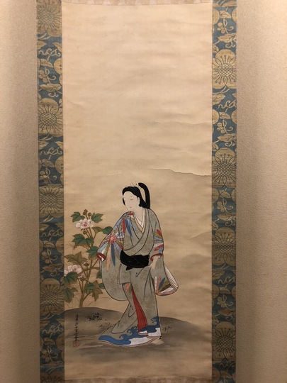 狩野雪信 美人図｜古美術・掛け軸の販売・買取・鑑定-松本松栄堂