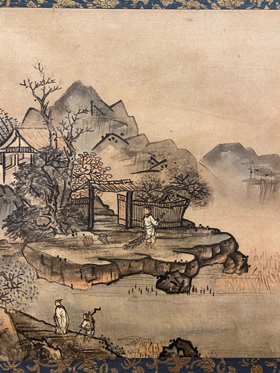 雲谷等益 山水 双幅｜古美術・掛け軸の販売・買取・鑑定-松本松栄堂