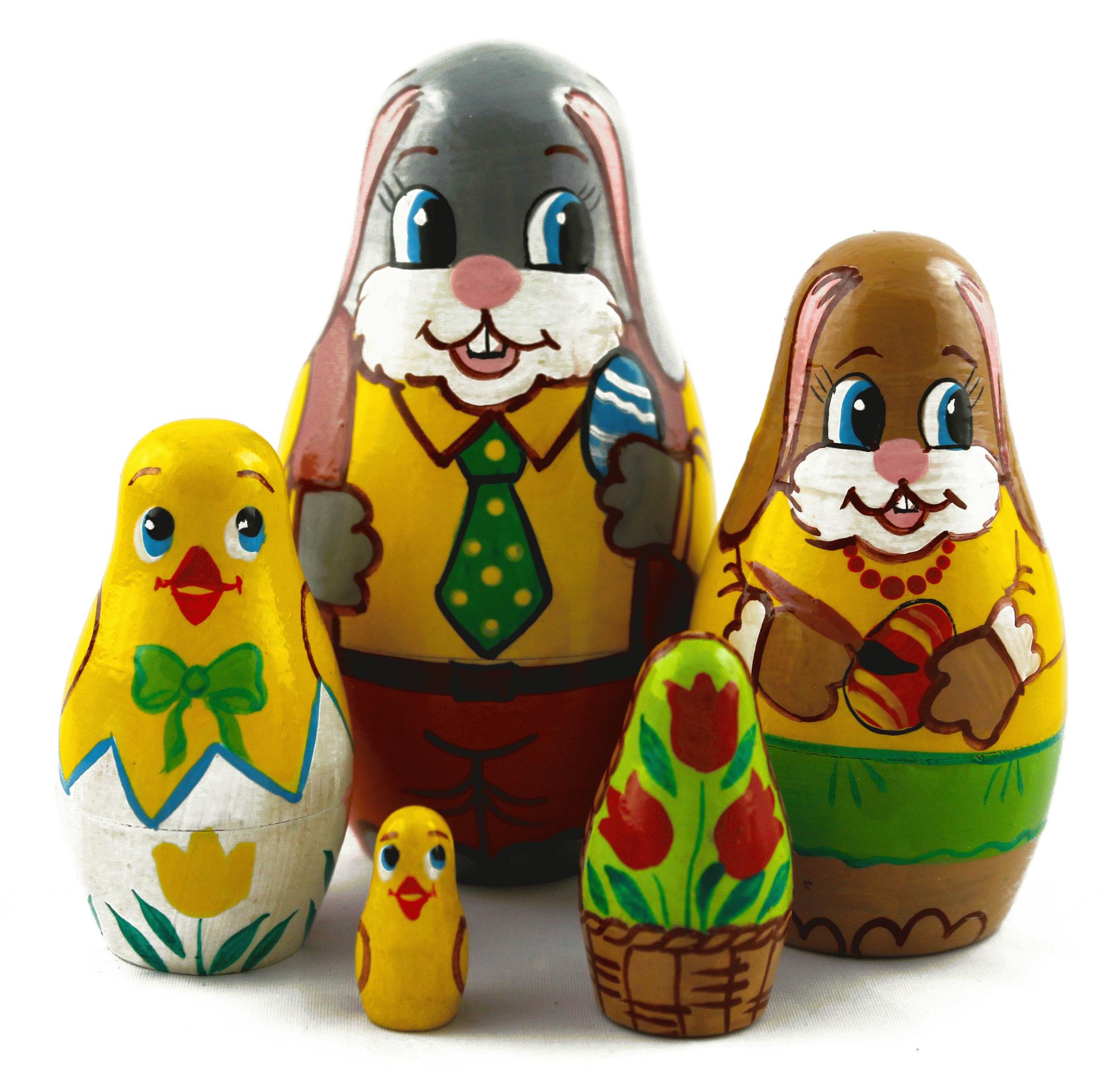 イースターマトリョーシカセット Matoryoshika.com上