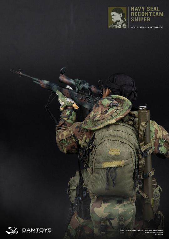 Navy Seal Reconteam Sniper Dam Toys - Machinegun