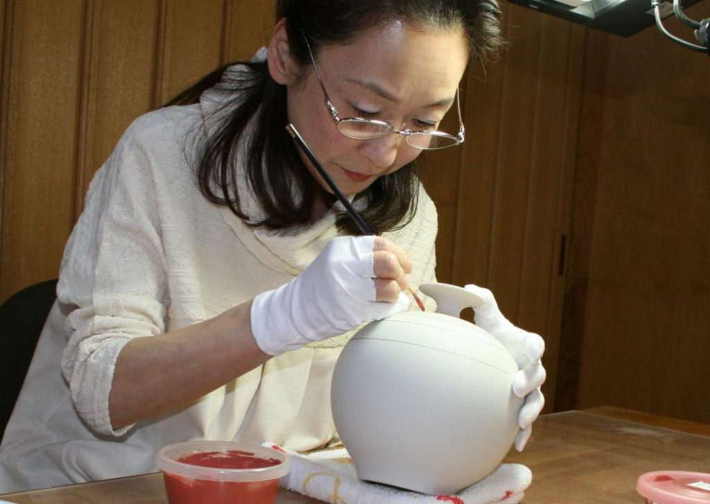 四代 徳田八十吉 - 九谷満月