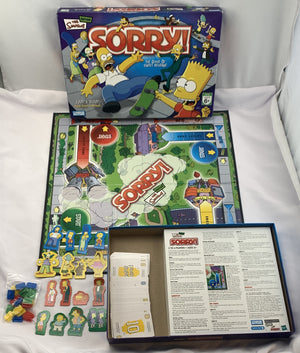 Sorry! Simpsons Edition Game - 2007 - Parker Brothers - Great
