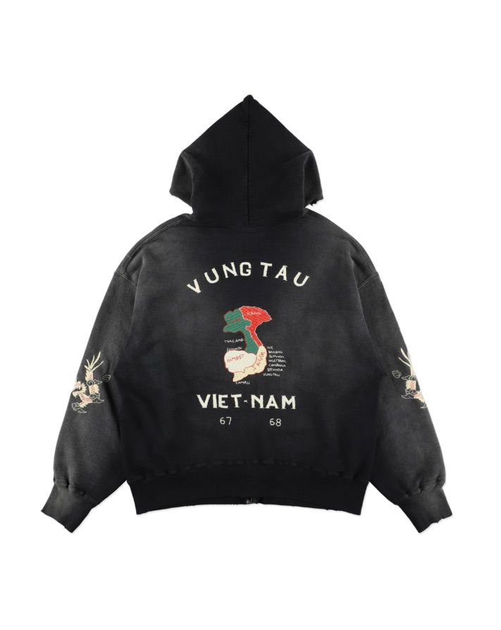 BOWWOW - BOW WOW 26SS バウワウ VIETNAM ZIP HOODIE AGED(BW261-VZH