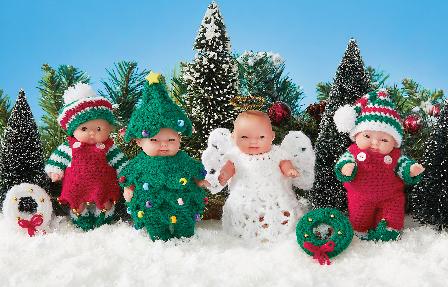 Crochet Holiday Ensemble Doll Kit – Mary Maxim