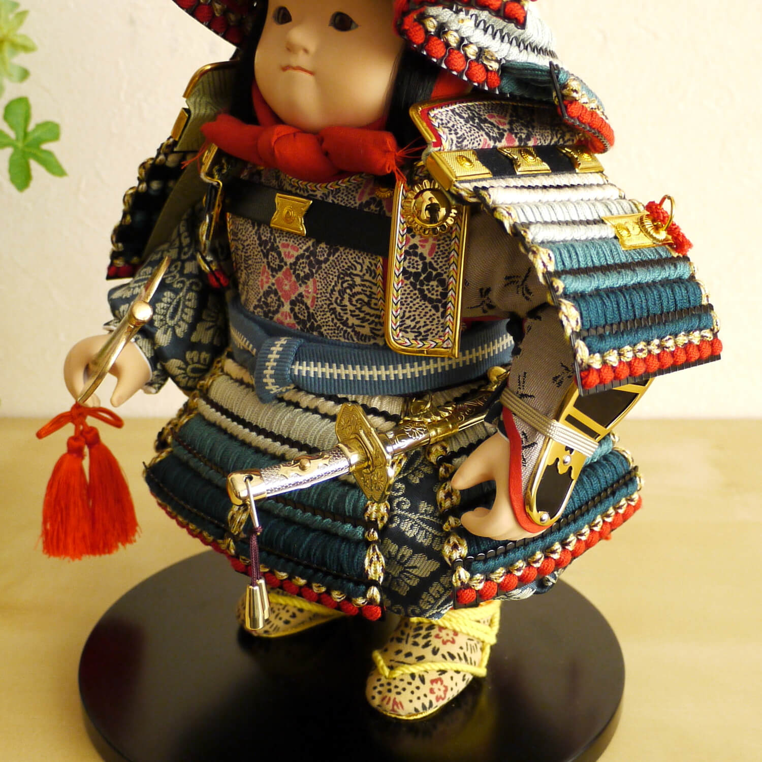 幸一光作 鎧着大将「満」 五月人形 子供大将 5月人形 皐月人形 兜鎧