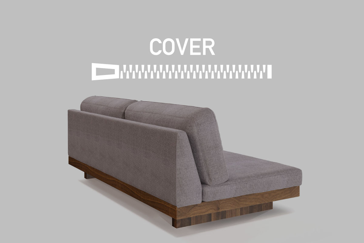 DANISH SOFA COVER(固定背 アームレス 3シーター180)の通販 / マスター