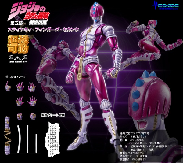 超像可動｜ジョジョの奇妙な冒険 第五部 スティッキー・フィンガーズ