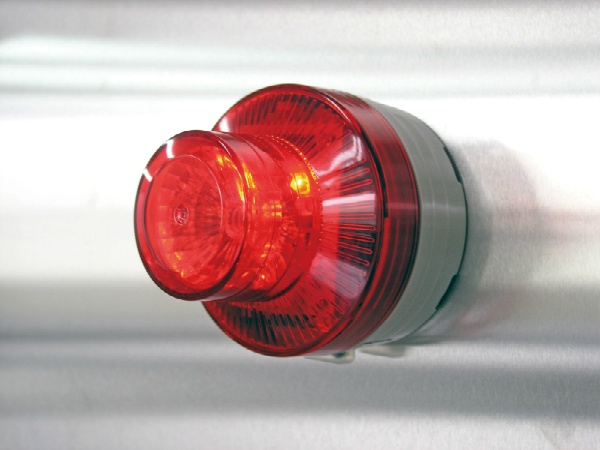 電池式LED警告灯 ニコUFO 手動式 VL07B-003A 76φ 防水IP55 マグネット