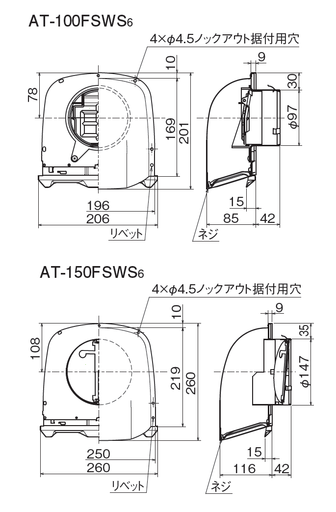 ステンレス製 深形フード｜三菱電機グループ 株式会社メルコエアテック