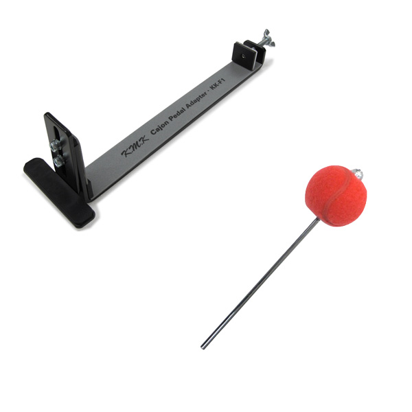 カホンをキックペダルで演奏！】ペダル・アダプター＆ビーターセット