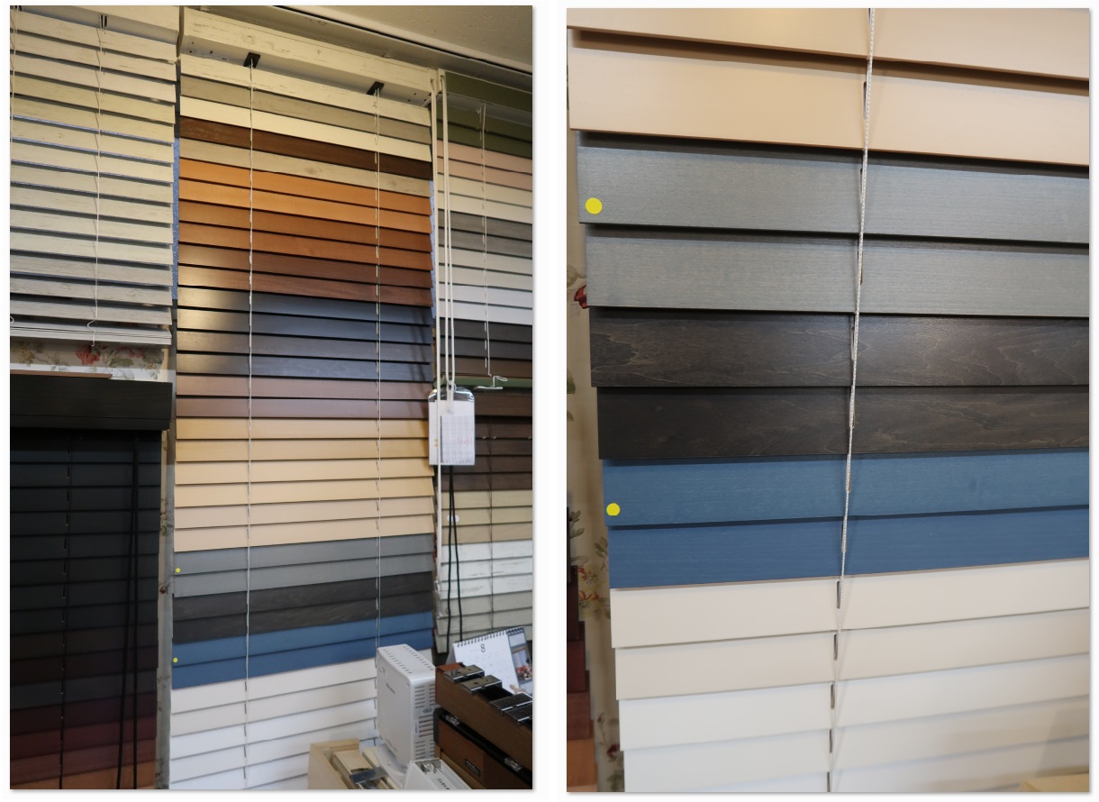 ニチベイのウッドブラインド『クレール タッチ』。新作展示品入荷のご