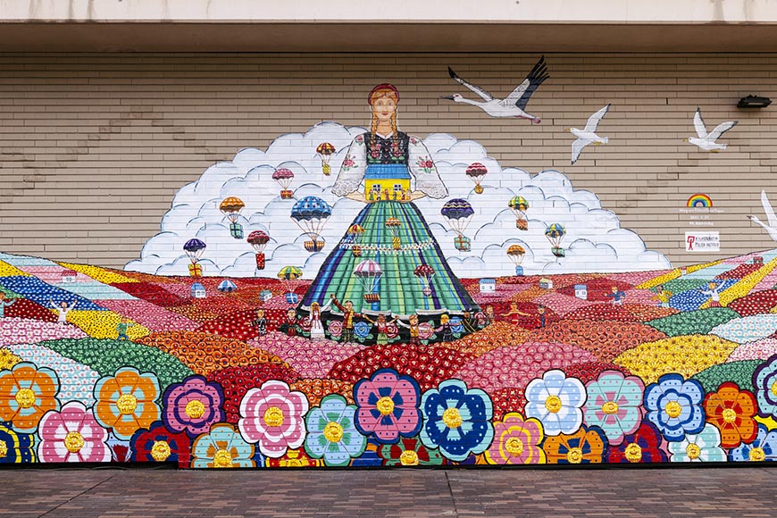 Meguro Poland Peace Project – Miyazakingdom – 壁画とライブペイント